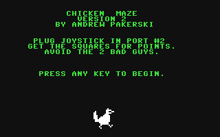 Chicken Maze — sstitle (WOR)