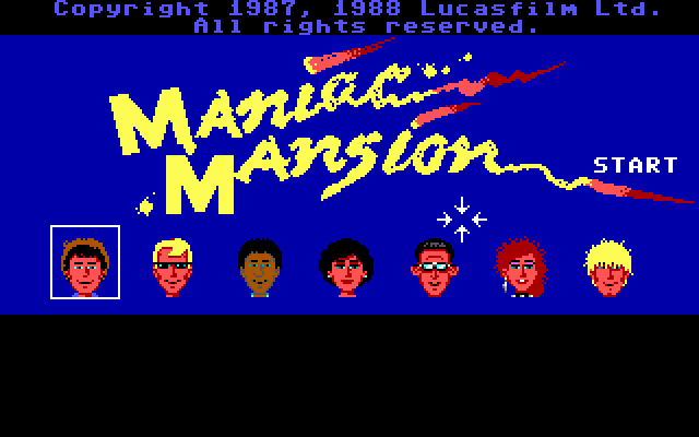 Maniac Mansion — sstitle (US)