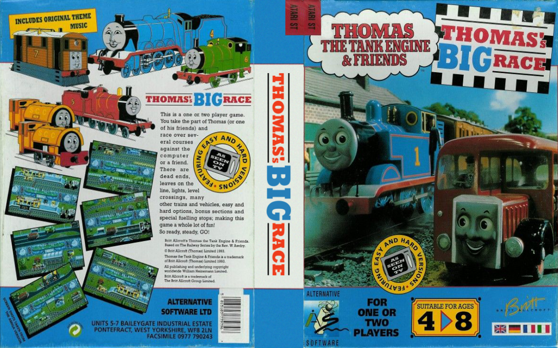 Thomas the Tank Engine - Thomas's Big Race — box-texture (EU)