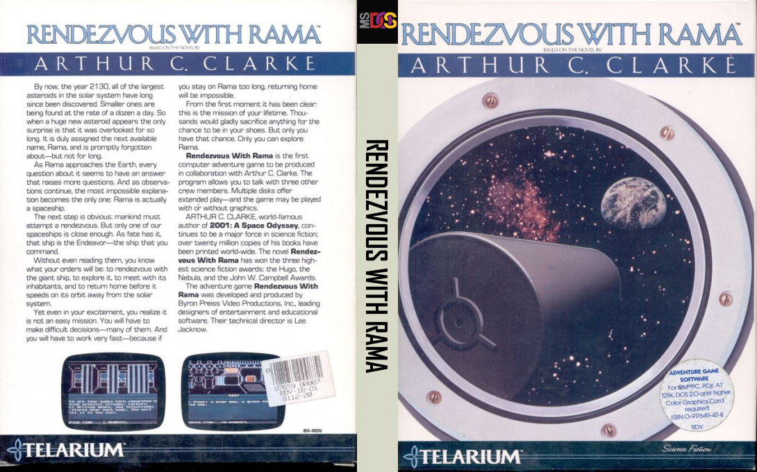 Rendezvous With Rama — box-texture (US)
