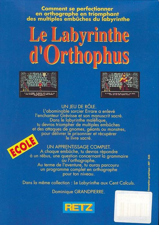 Labyrinthe D Orthophus — box-2D-back (WOR)