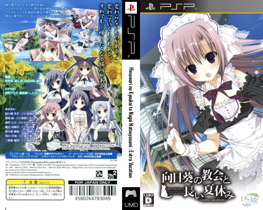 Himawari No Kyoukai To Nagai Natsuyasumi - Extra Vacation — box-texture (JP)