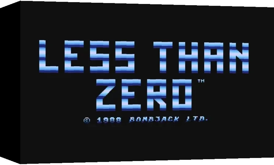 Less Than Zero — box-3D (WOR)