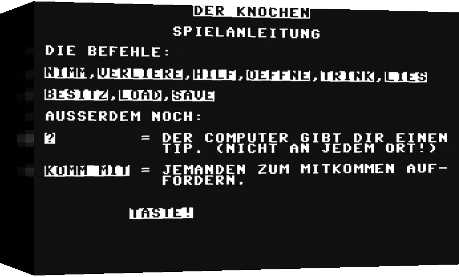 Knochen, Der — box-3D (WOR)