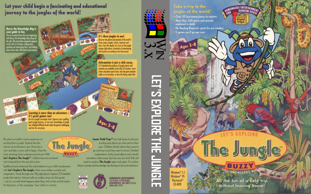 Let's Explore the Jungle (Junior Field Trips) — box-texture (WOR)