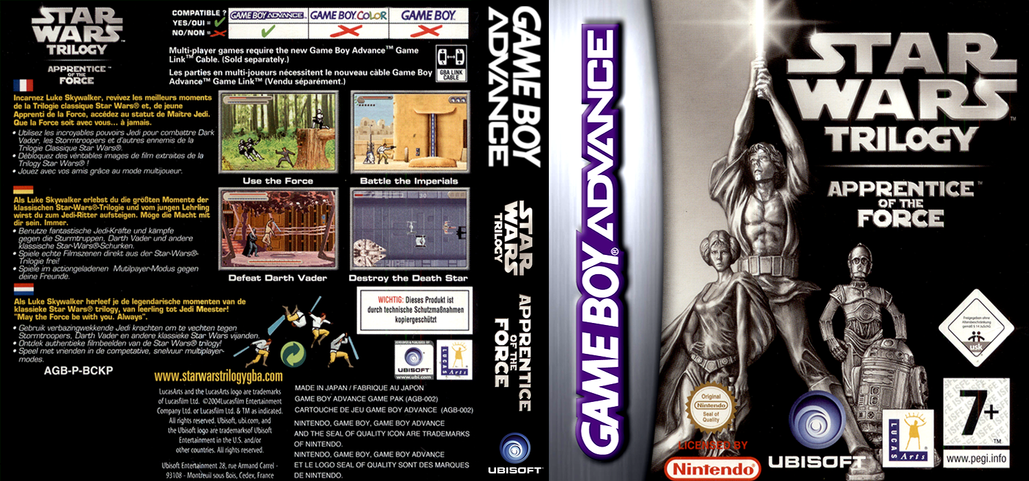 Star Wars Trilogy - Apprentice of the Force — box-texture (EU)