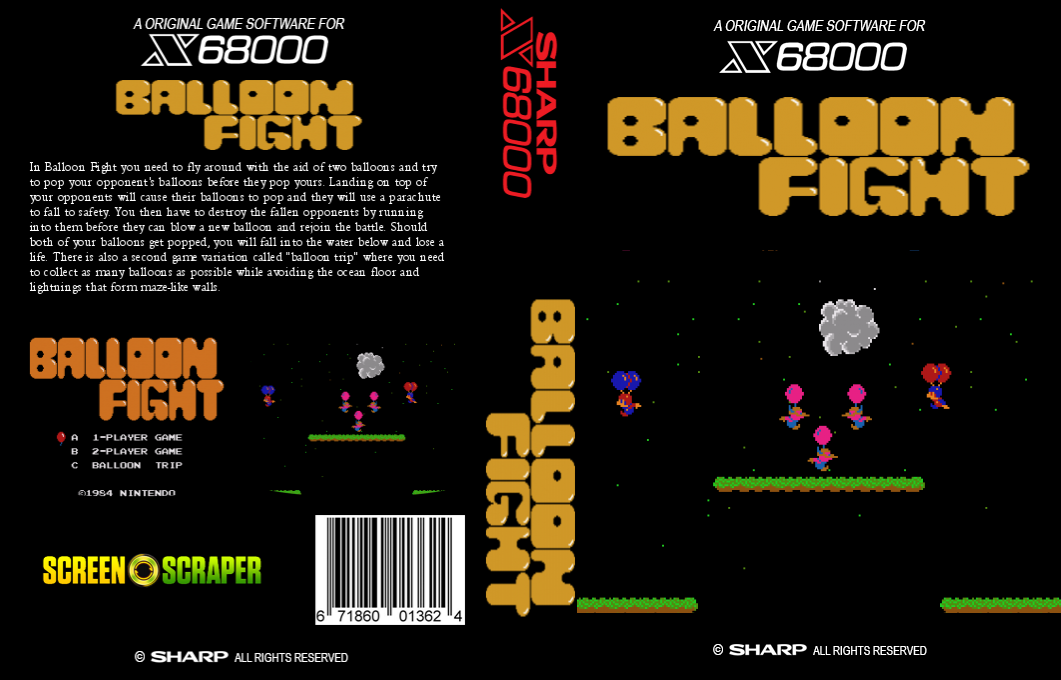 Balloon Fight — box-texture (SS)