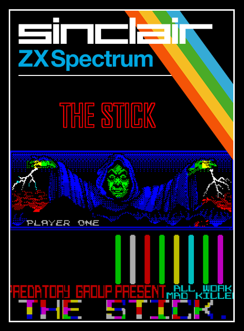 Stick, The box art