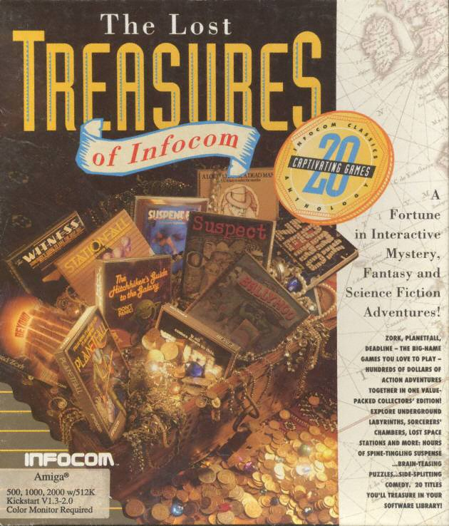 Lost Treasures of Infocom, The box art