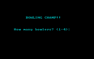 Bowling Champ!! box art