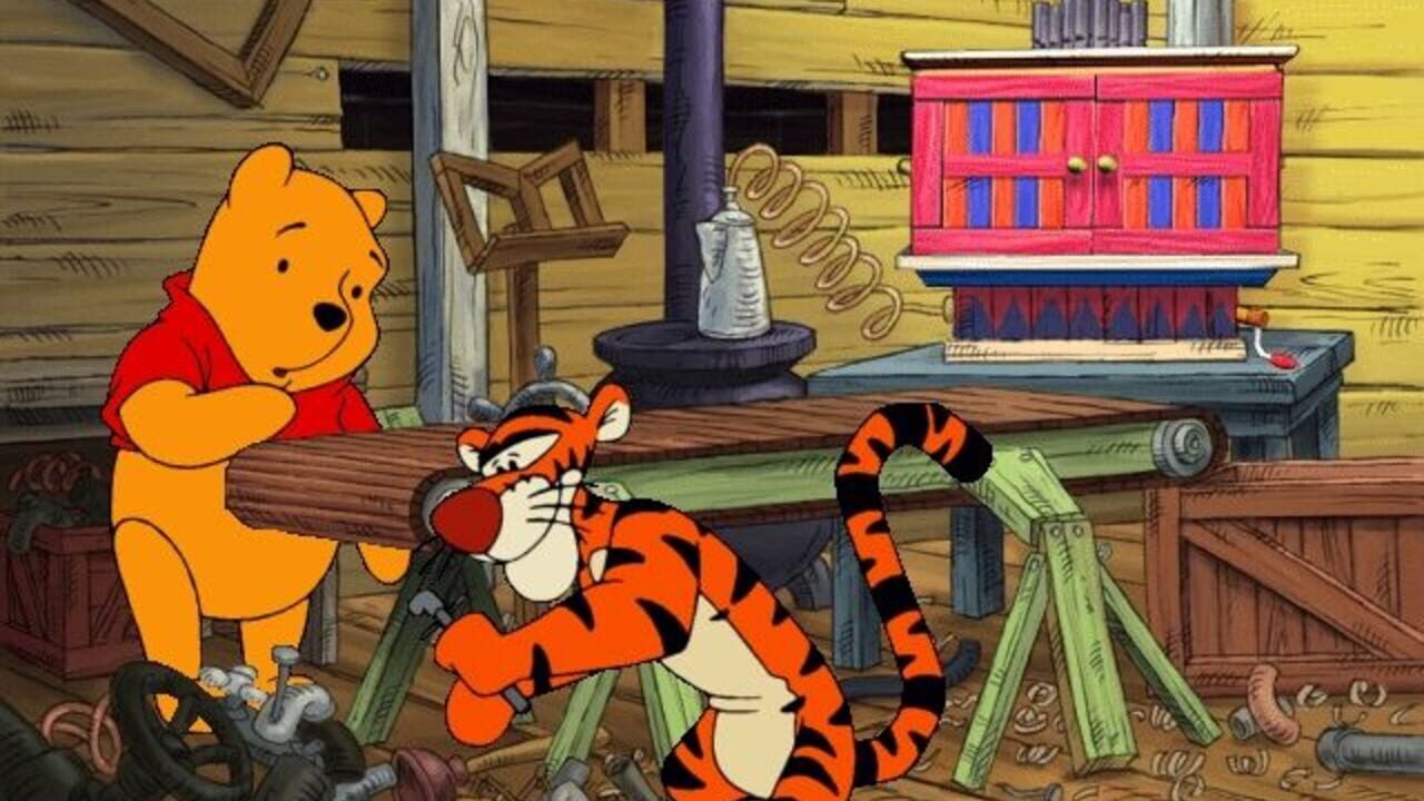 Kids Station - Gomdori Pooh Hakseup Series - Gomdori Pooh Sinnaneun Yuagyosil — screenshot (WOR)