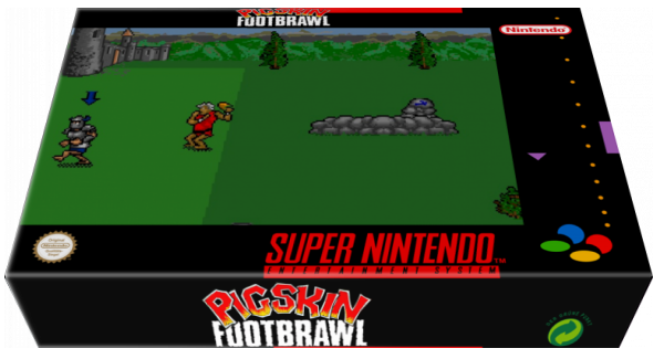 Jerry Glanville's Pigskin Footbrawl — box-3D (SS)