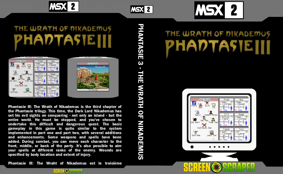 Phantasie 3 - The Wrath Of Nikademus — box-texture (SS)