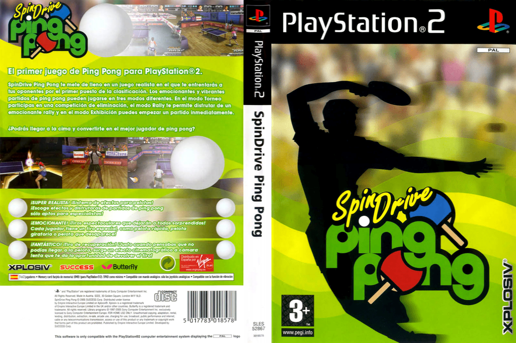 Spindrive Ping Pong — box-texture (SP)
