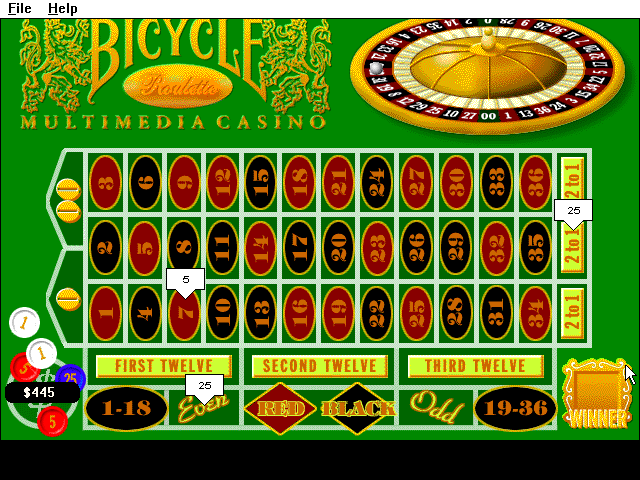 Bicycle Casino: Blackjack, Poker, Baccarat, Roulette — ss (WOR)