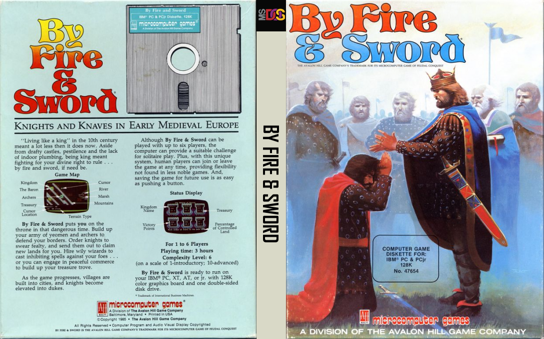 By Fire And Sword — box-texture (US)