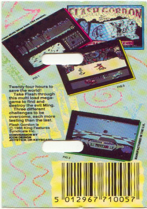 Flash Gordon — box-2D-back (EU)