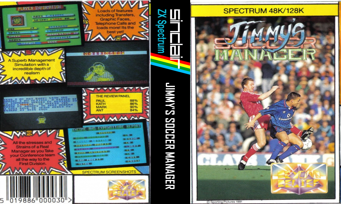 Jimmy's Soccer Manager — box-texture (EU)
