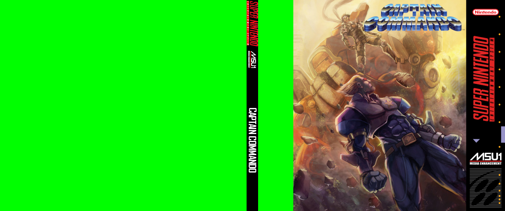 Captain Commando — box-texture (US)