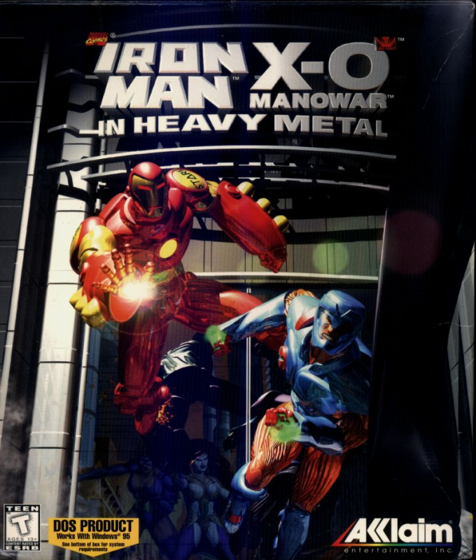 Iron Man - X-o Manowar In Heavy Metal box art