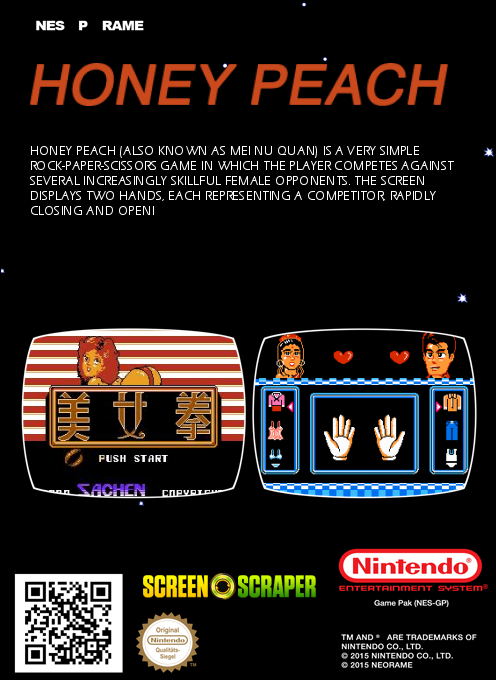 Honey Peach — box-2D-back (SS)
