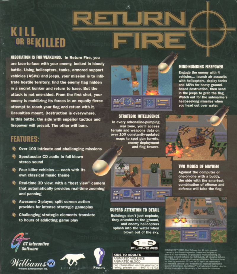 Return Fire — box-2D-back (US)