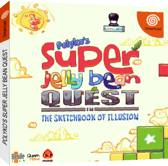 Polyko's Super Jelly Bean Quest in the Sketchbook of Illusion — box-3D (WOR)