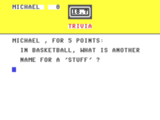 The Game of Trivia : Sports Trivia — ss (WOR)