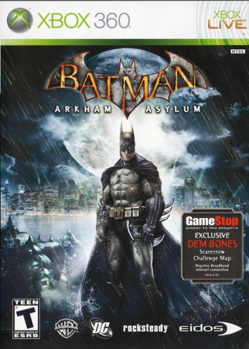 Batman - Arkham Asylum box art
