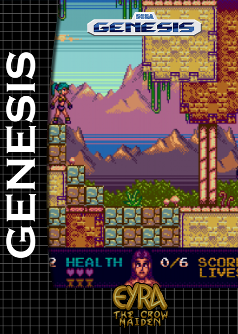 Eyra - The Crow Maiden — box-2D (SS)
