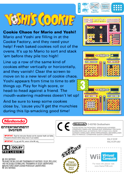 Yoshi's Cookie — box-2D-back (EU)
