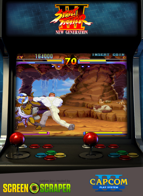 Street Fighter III : New Generation — box-2D (SS)