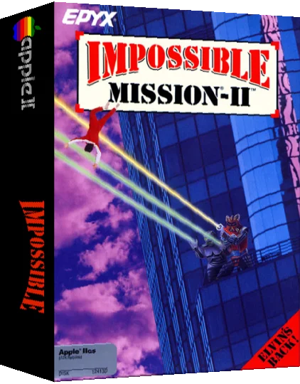 Impossible Mission II — box-3D (US)