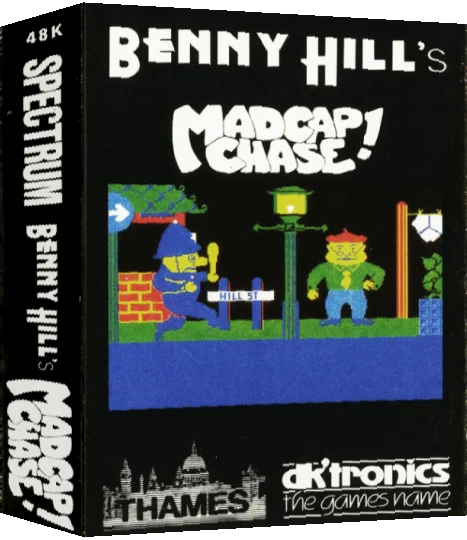 Benny Hill's Madcap Chase! — box-3D (EU)