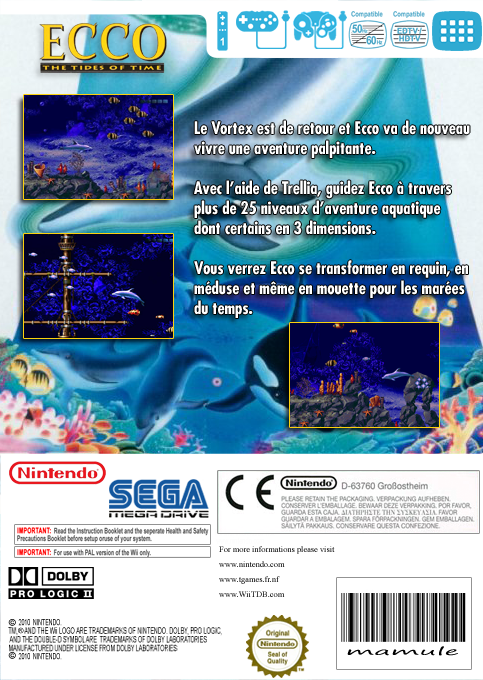 Ecco - The Tides Of Time — box-2D-back (FR)