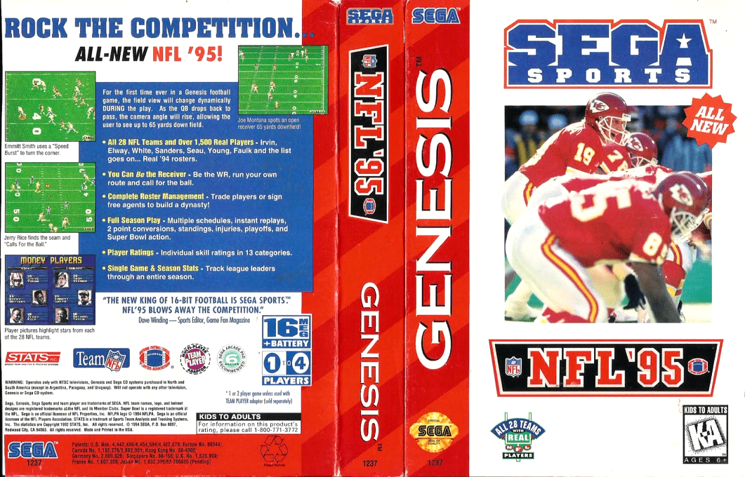 Nfl '95 — box-texture (US)