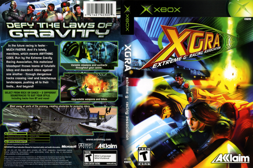 XGRA - Extreme-G Racing Association — box-texture (US)