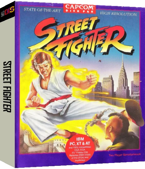 Street Fighter — box-3D (US)