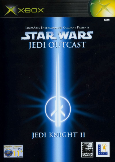 Star Wars - Jedi Knight II - Jedi Outcast — box-2D (UK)
