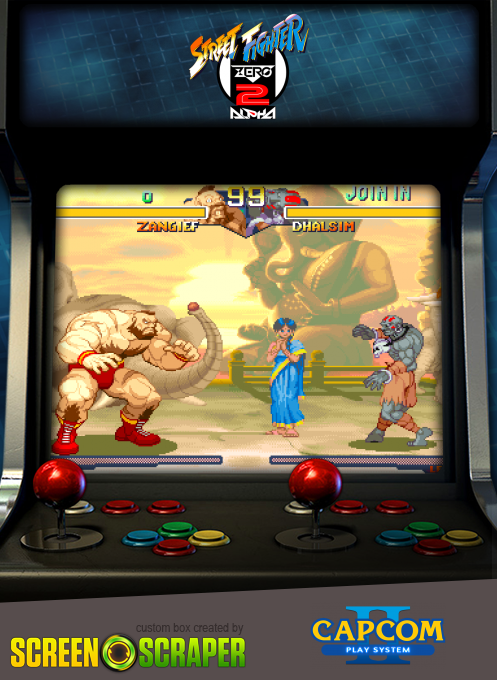 Street Fighter Zero 2 Alpha — box-2D (SS)