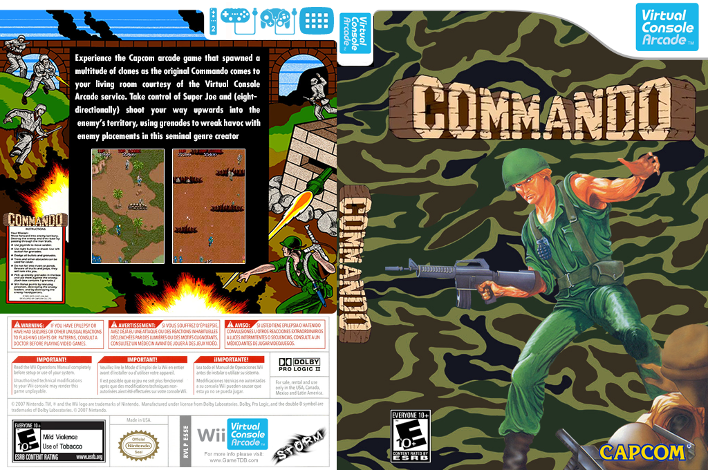 Wolf of the Battlefield - COMMANDO — box-texture (US)