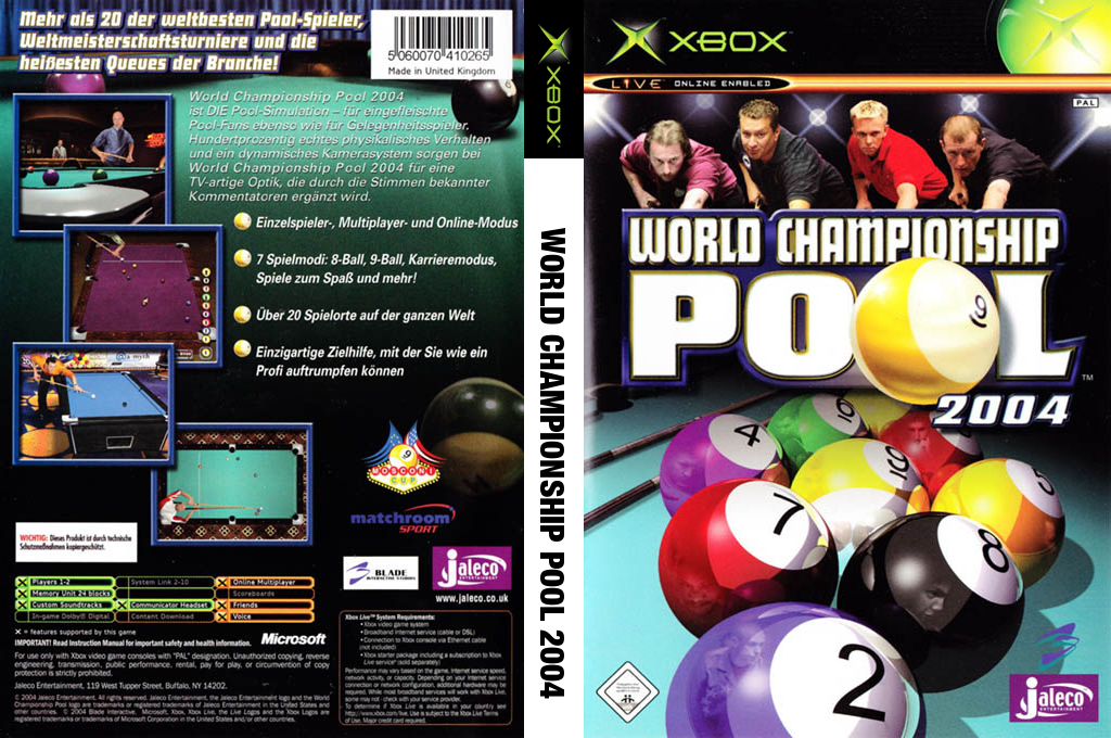 World Championship Pool 2004 — box-texture (DE)