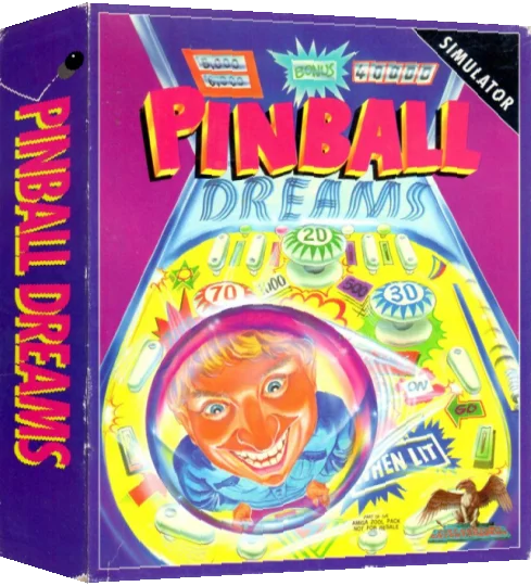 Pinball Dreams — box-3D (EU)