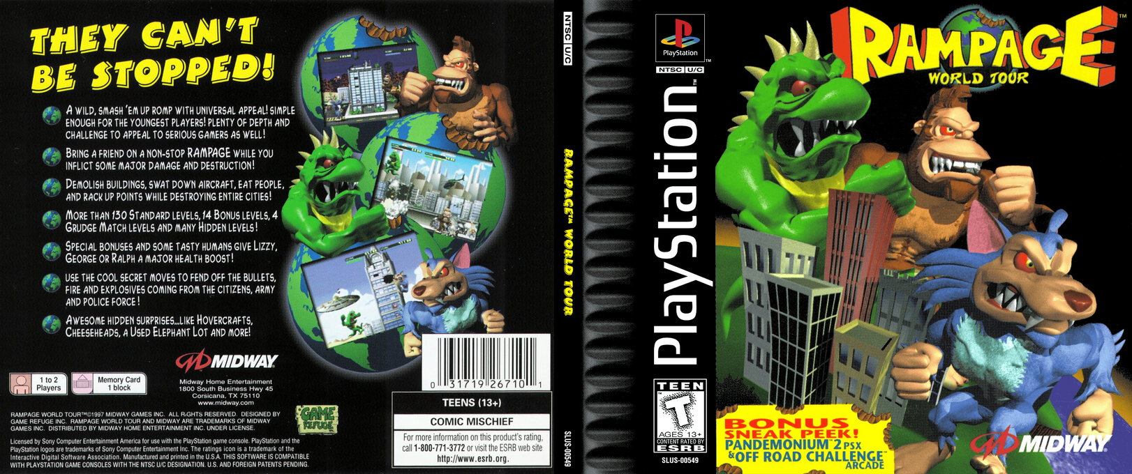 Rampage - World Tour — box-texture (US)