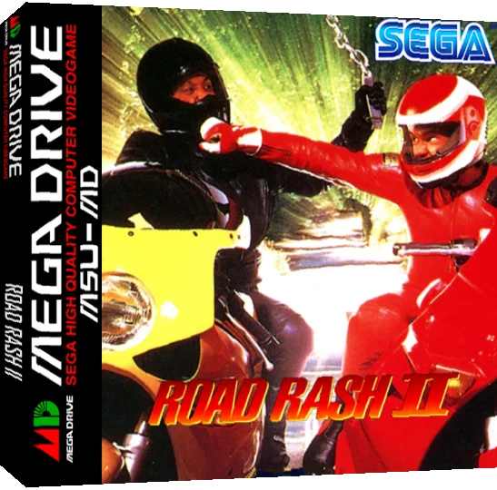 Road Rash II — box-3D (WOR)