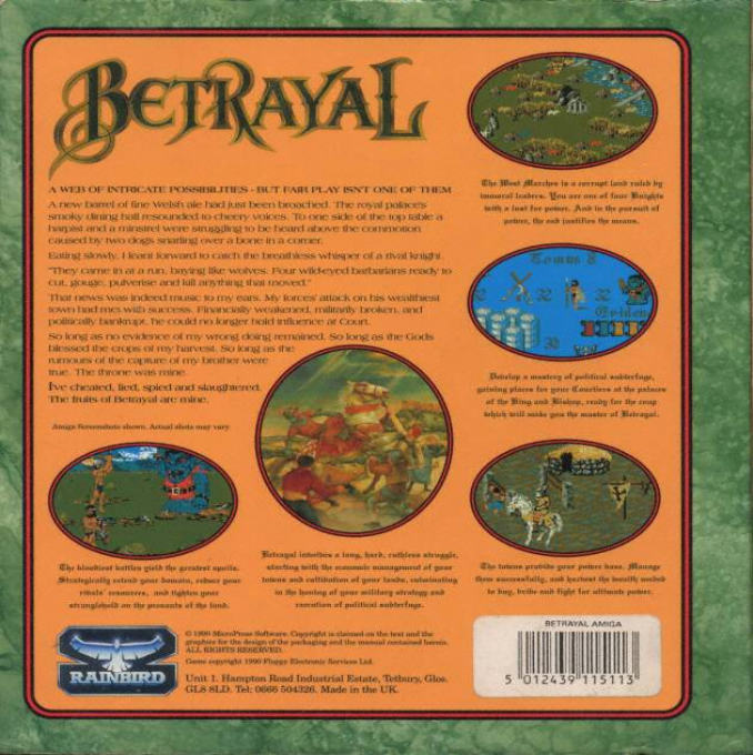 Betrayal — box-2D-back (EU)