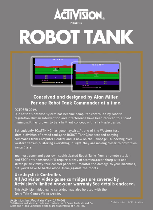 Robot Tank — box-2D-back (US)