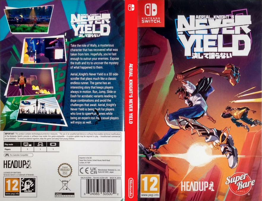 Aerial_Knight's Never Yield — box-texture (EU)