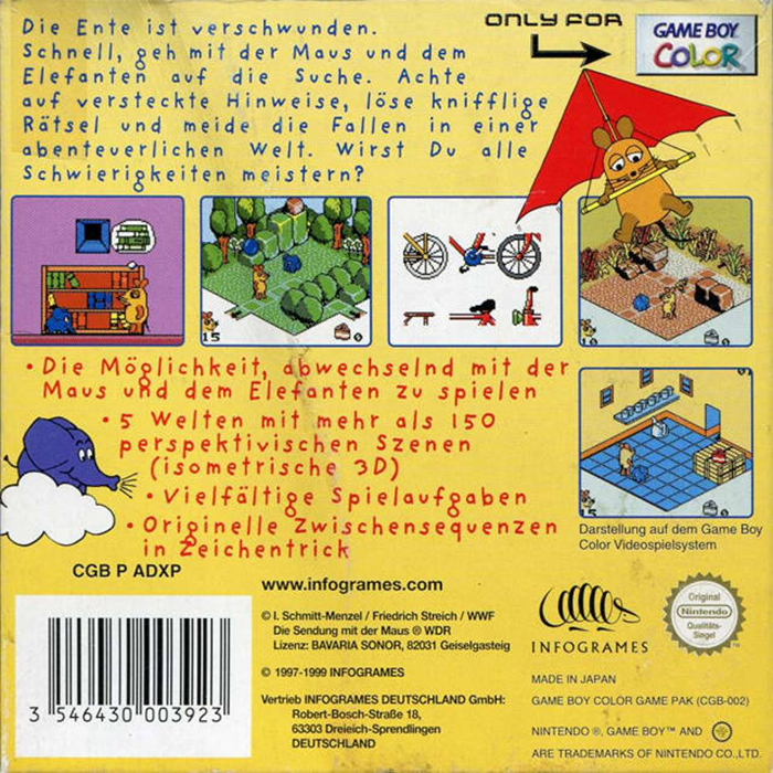 Maus, Die — box-2D-back (DE)