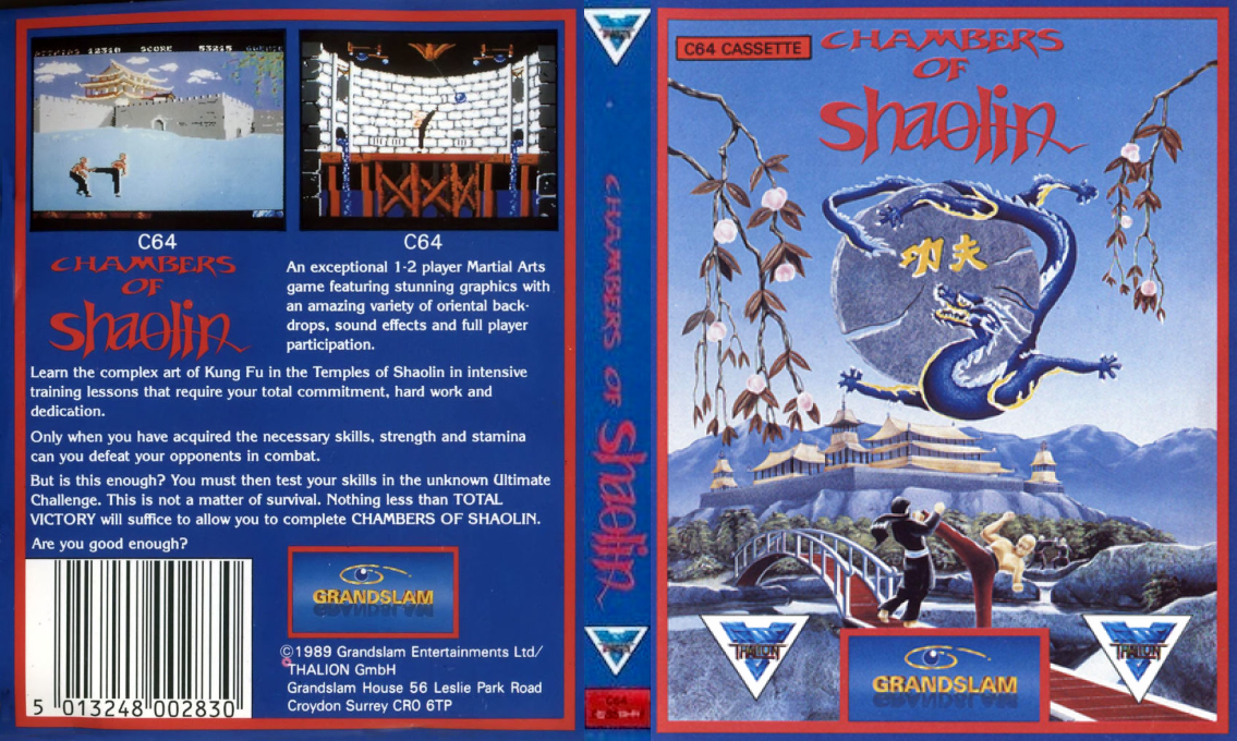 Chambers of Shaolin — box-texture (EU)